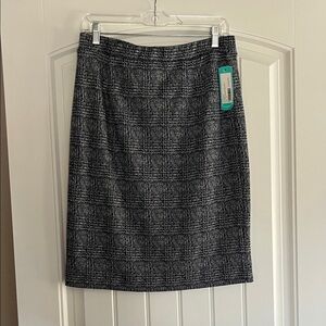 41 Hawthorn Navy and White Pencil Skirt